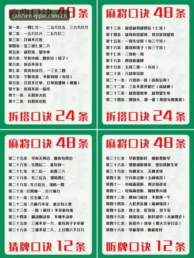 财神到棋牌经典玩法完整指南：从入门到高手的新手教程